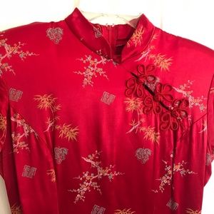 Red Asian Dress